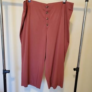 Torrid Burnt Orange Culottes Trousers Sz 4X